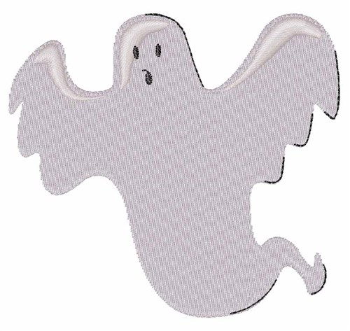 Spooky Ghost Machine Embroidery Design