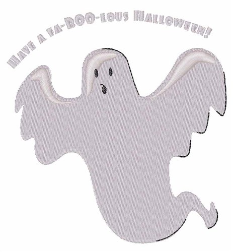 Fa-Boo-lous Halloween Machine Embroidery Design