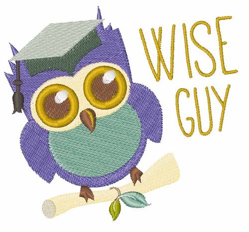 Wise Guy Machine Embroidery Design