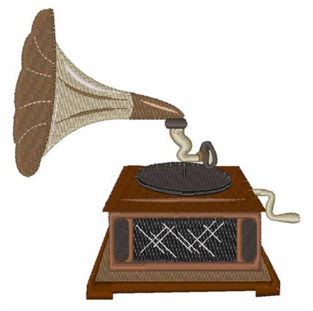 Picture of Victrola Machine Embroidery Design