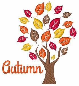 Picture of Autumn Tree Machine Embroidery Design