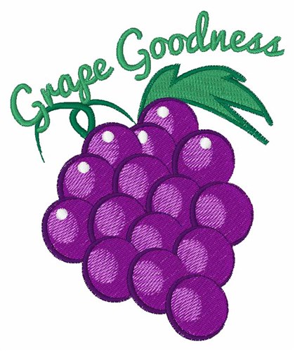 Grape Goodness Machine Embroidery Design