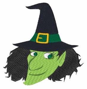 Picture of Witch Head Machine Embroidery Design