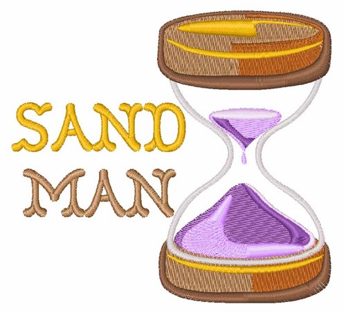 Sand Man Machine Embroidery Design
