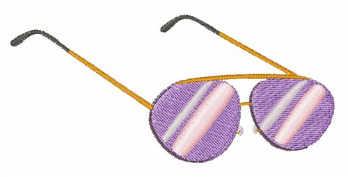 Sun Glasses Machine Embroidery Design