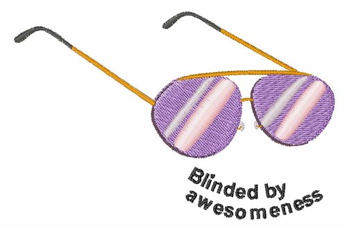 Blinded Machine Embroidery Design