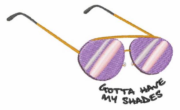 Picture of My Shades Machine Embroidery Design