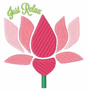 Picture of Just Relax Machine Embroidery Design