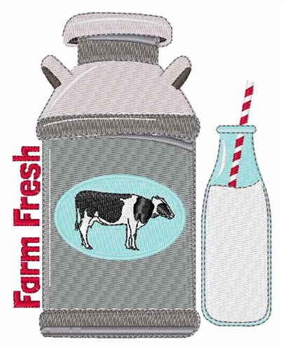 Farm Fresh Machine Embroidery Design