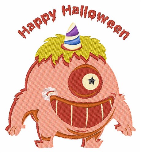 Happy Halloween Machine Embroidery Design