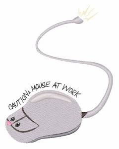Picture of Mouse At Work Machine Embroidery Design