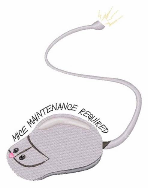Picture of Mice Maintenance Machine Embroidery Design