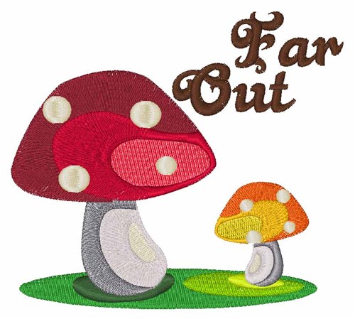 Far Out Machine Embroidery Design