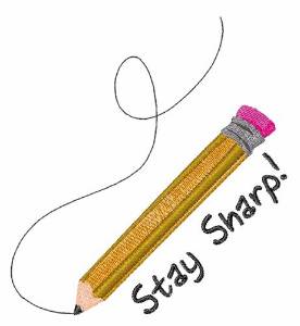 Picture of Stay Sharp Machine Embroidery Design