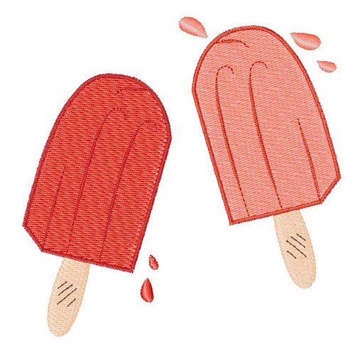 Popsicles Machine Embroidery Design