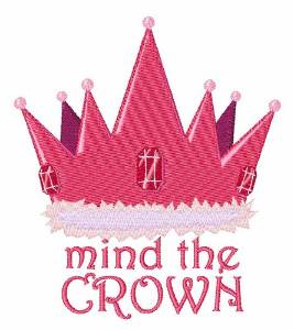 Picture of Mind The Crown Machine Embroidery Design