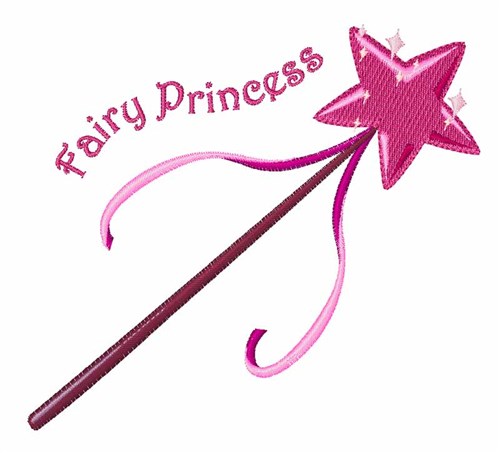 Fairy Princess Machine Embroidery Design