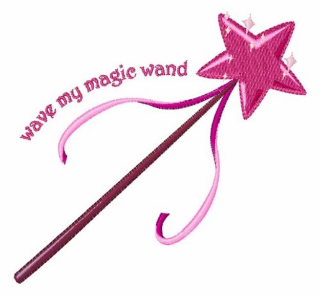 Picture of Wave My Wand Machine Embroidery Design