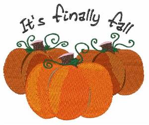 Picture of Finally Fall Machine Embroidery Design