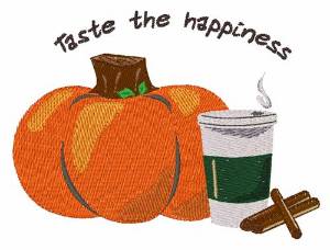 Picture of Taste Happiness Machine Embroidery Design