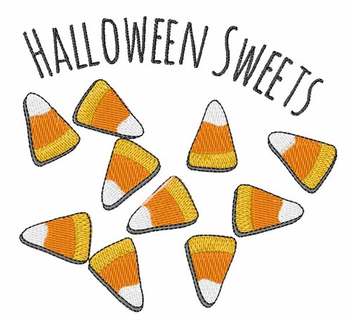 Halloween Sweets Machine Embroidery Design