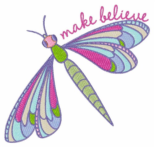 Make Believe Machine Embroidery Design