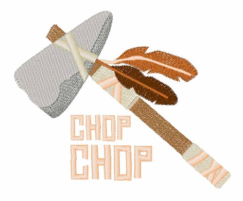 Chop Chop Machine Embroidery Design
