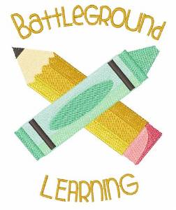 Picture of Battleground Learning Machine Embroidery Design