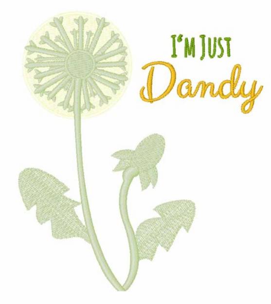 Picture of Im Just Dandy Machine Embroidery Design