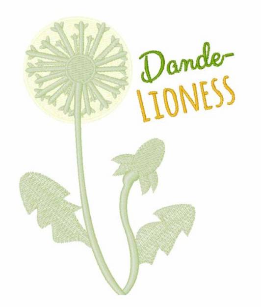 Picture of Dande-lioness Machine Embroidery Design
