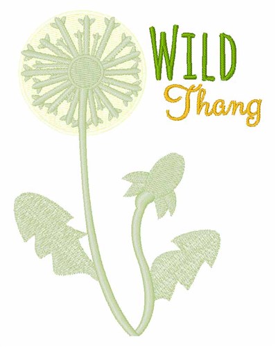 Wild Thang Machine Embroidery Design