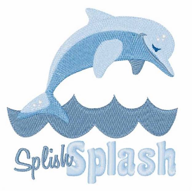 Picture of Splish Splash Machine Embroidery Design