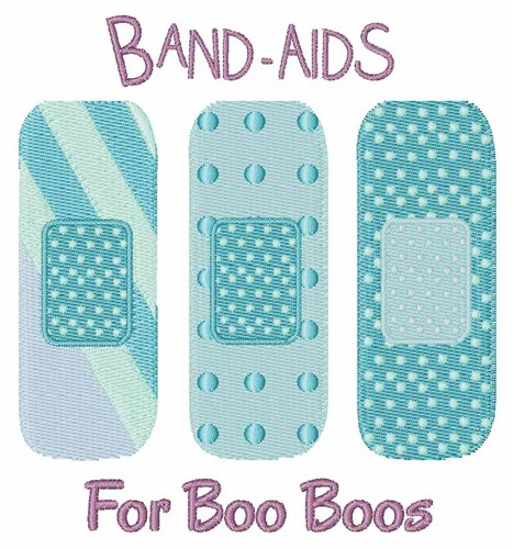 Band Aids Machine Embroidery Design