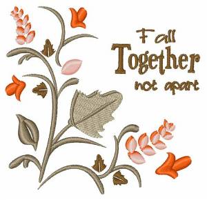 Picture of Fall Together Machine Embroidery Design