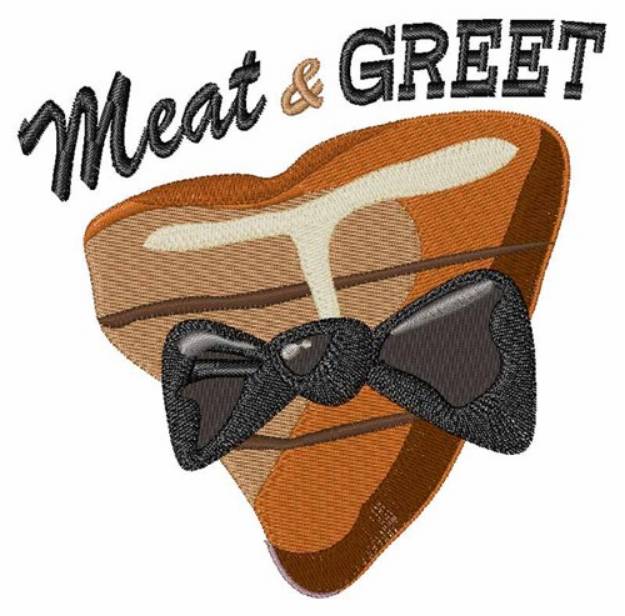 Picture of Meat & Greet Machine Embroidery Design
