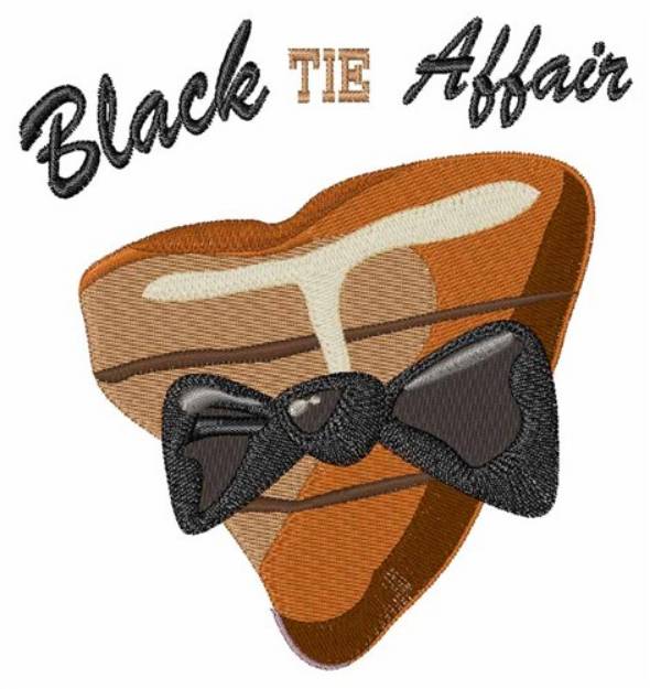 Picture of Black Tie Affair Machine Embroidery Design