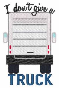 Picture of Give A Truck Machine Embroidery Design