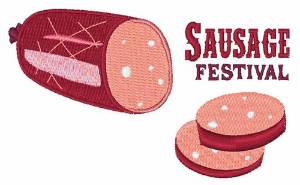 Picture of Sausage Festival Machine Embroidery Design