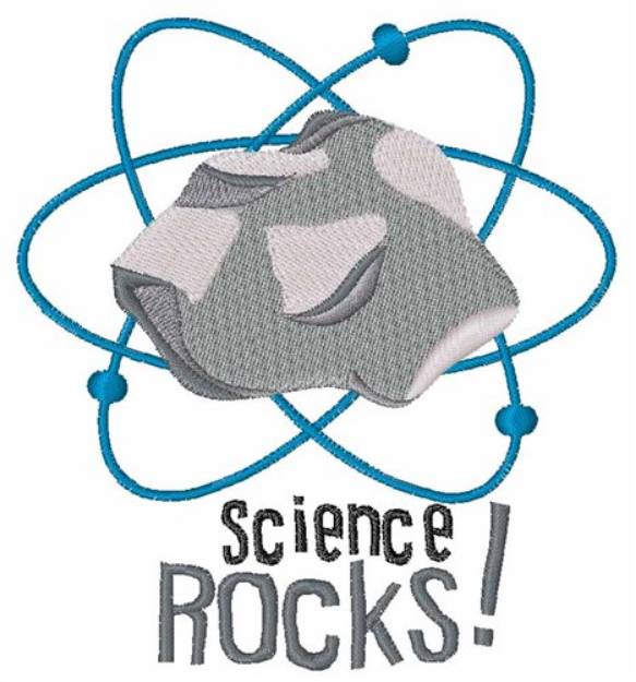 Picture of Science Rocks Machine Embroidery Design