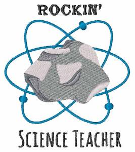 Picture of Science Teacher Machine Embroidery Design