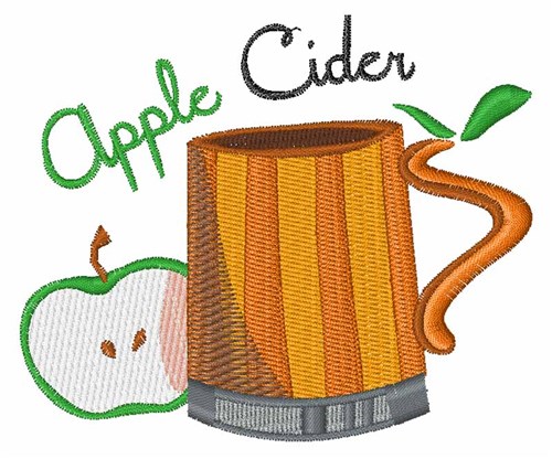 Apple Cider Machine Embroidery Design