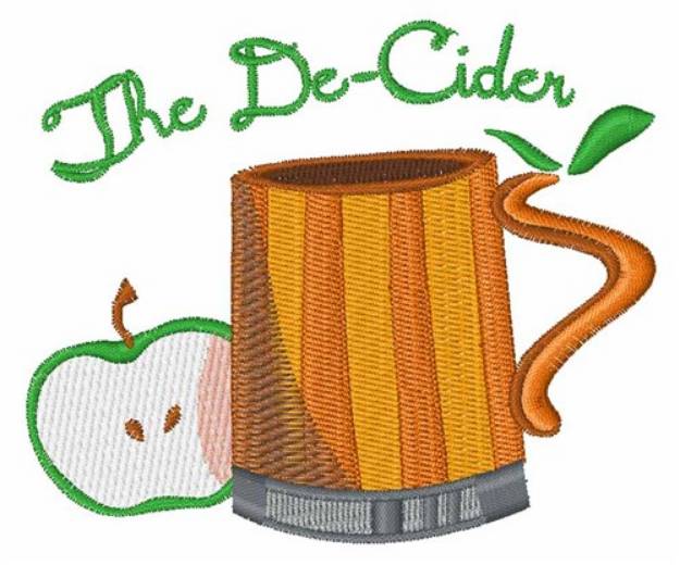 Picture of The De-Cider Machine Embroidery Design
