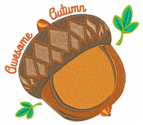 Awesome Autumn Machine Embroidery Design