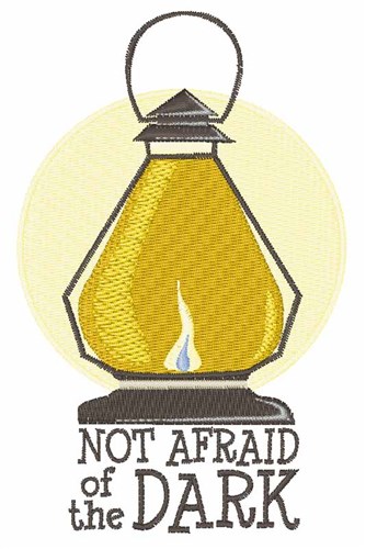 Not Afraid Machine Embroidery Design