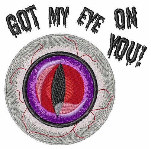 Eye On You Machine Embroidery Design