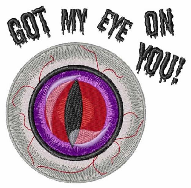 Picture of Eye On You Machine Embroidery Design