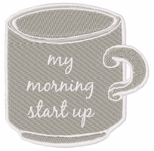 Morning Start Machine Embroidery Design