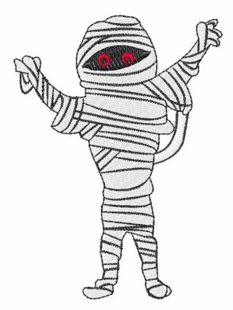 Picture of Mummy Machine Embroidery Design