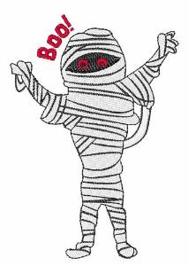 Picture of Boo Mummy Machine Embroidery Design