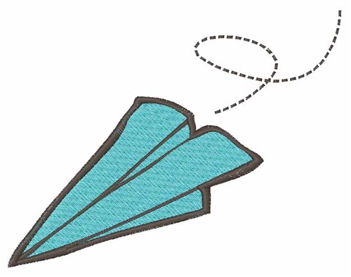 Paper Airplane Machine Embroidery Design